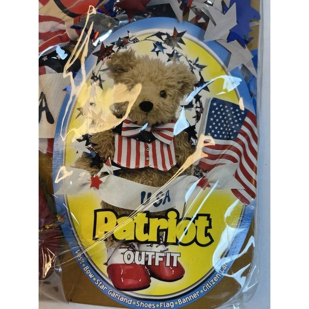 Vintage Proud American Bear Blvd USA Patriot Outfit for 10-12